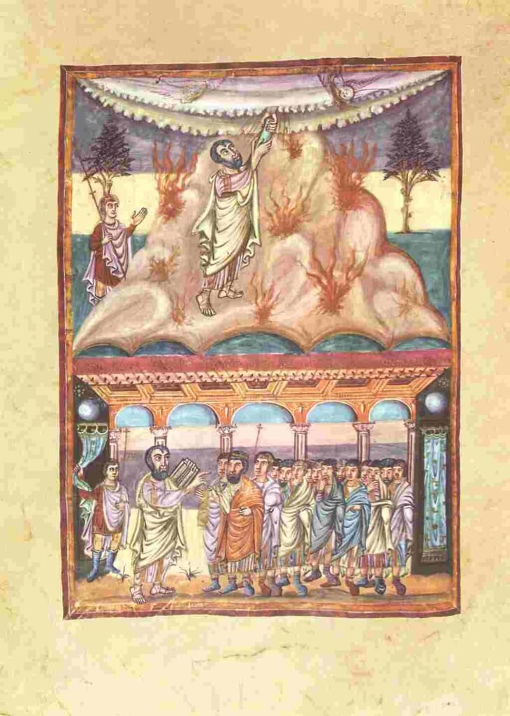 Book of deuteronomy moses receiving the law
