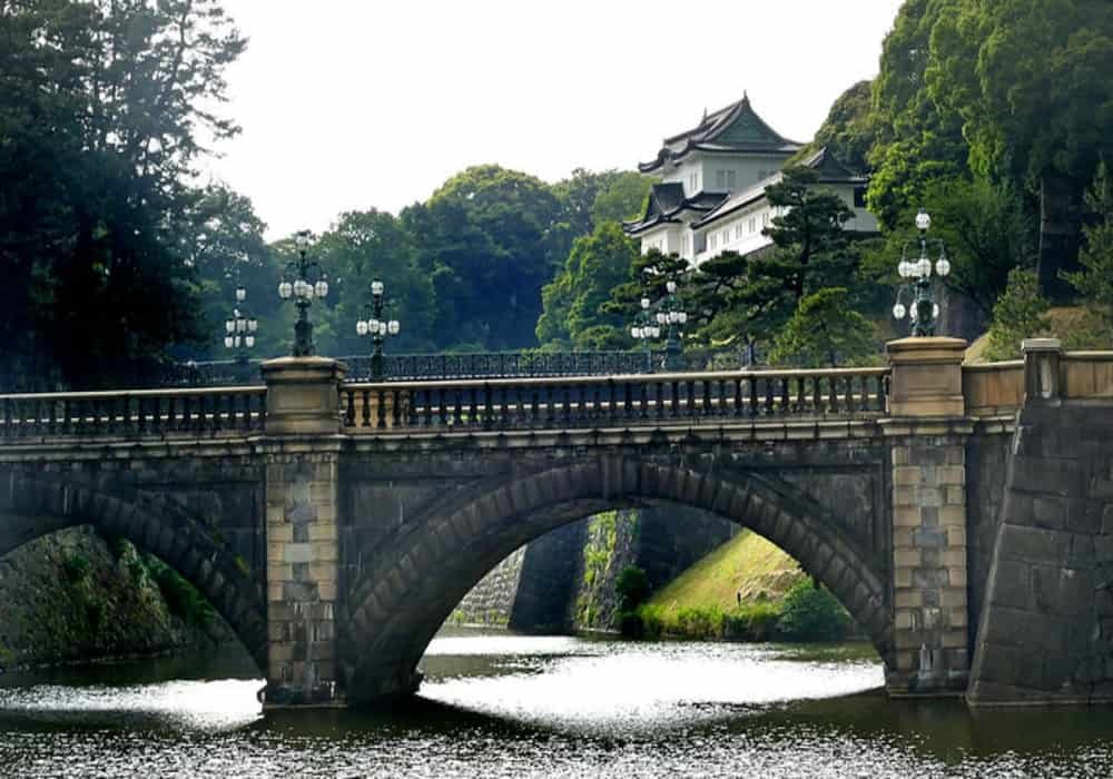 Nijubashi Bridge at the Japanese Imperial Palace in Tokyo
