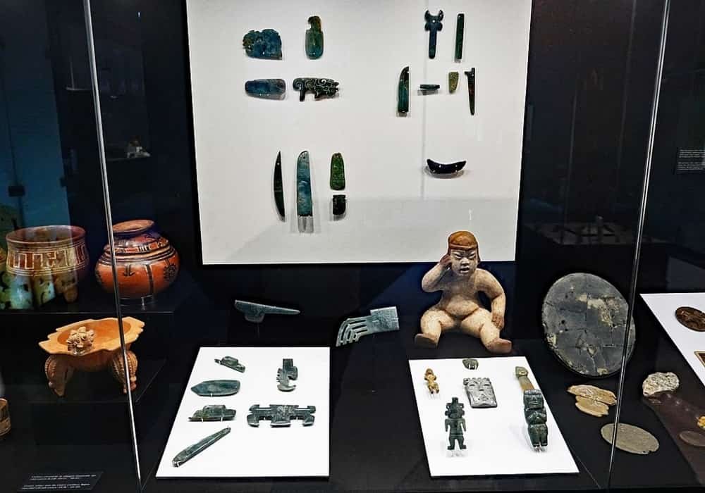 Objects of the Olmec culture, mainly jade, found in Costa Rica