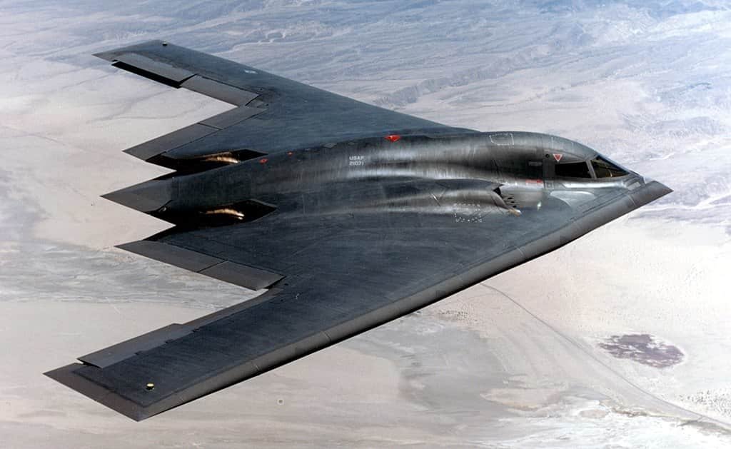 Stealth Plane (Camouflage Aircraft) a radar undetectable aircraft, invisible aircraft (B2 Spirit Bomber)