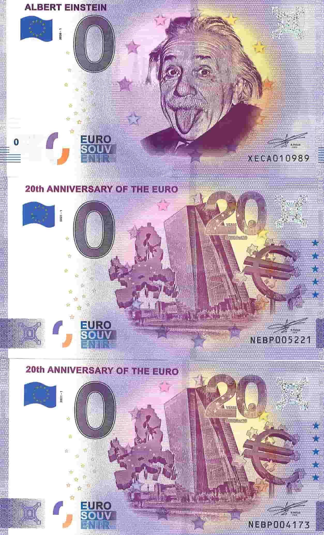 0 euro collections 20 anniversary