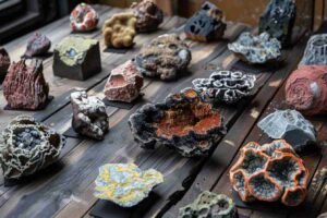 Different kinds of meteorites