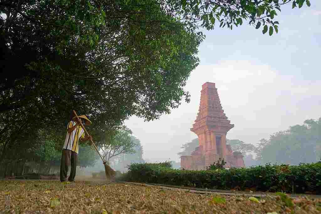 Trowulan Former capital of Majapahit Kingdom (Mojokerto Regency, East Java, Indonesia)