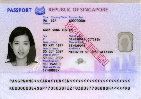 Biodata page visa free travel for singapore citizens