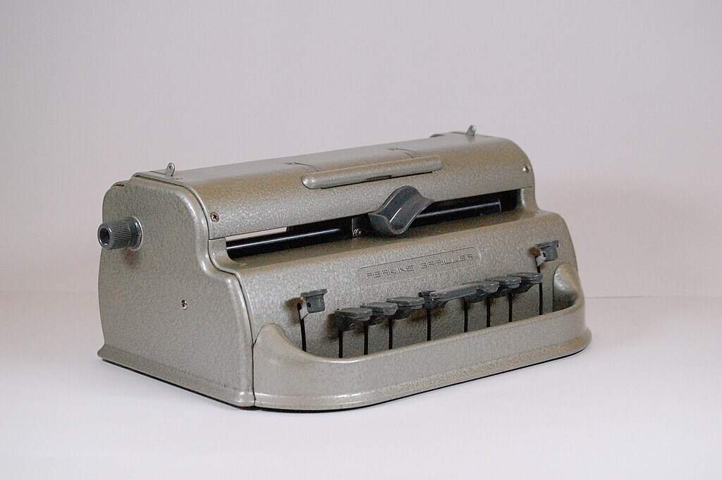 Typewriter for the Blind: Writing for the Visually Impaired with a Braille Typewriter