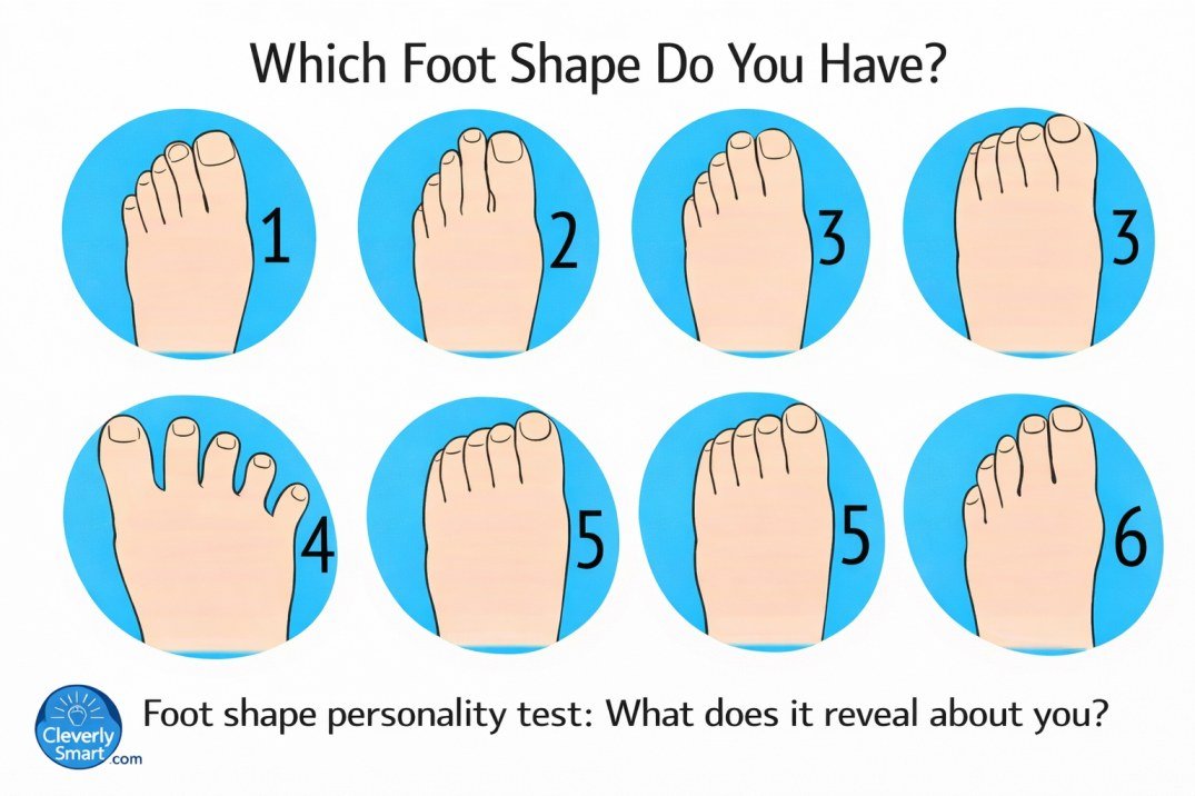 Foot Shape Personality Test, It Can Hint A Personality!