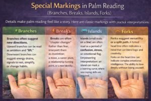 Special marking in palmistry