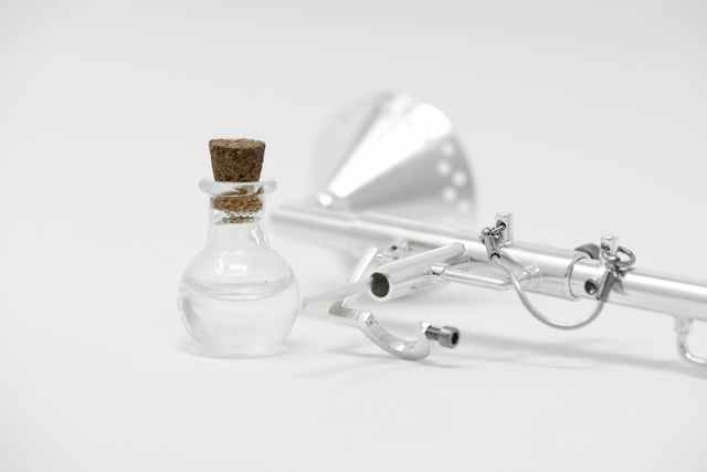 ruthenium chemical element and laboratory metal instrument